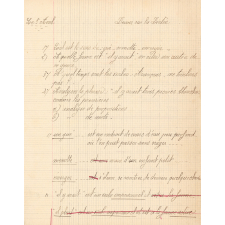 Cahier journalier