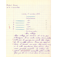 Cahier journalier