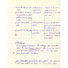 Cahier journalier