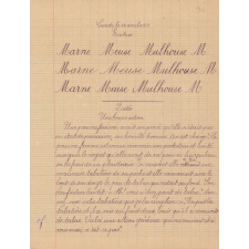 Cahier d'exercices