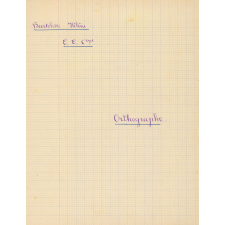 Orthographe
