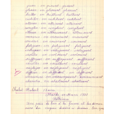 Cahier de roulement