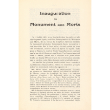 Livre d'Or du Lycée du Havre 1914-1918.