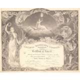 Centennial International Exhibition. Melbourne. 1888. Certificate of Award.