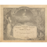 Centennial International Exhibition - Melbourne. 1888. Certificate of Award.