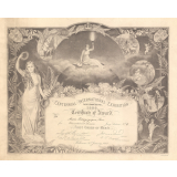 Centennial International Exhibition. Melbourne. 1888. Certificate of Award.