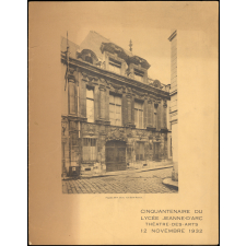 Programme du cinquantenaire du Lycée Jeanne d'Arc de Rouen. 