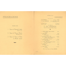 Programme du cinquantenaire du Lycée Jeanne d'Arc de Rouen. 