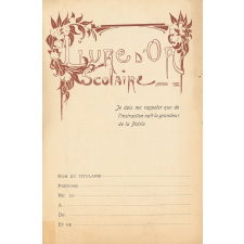 Livre d'Or Scolaire.
