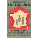 Danger sur l'école laïque.