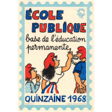 Ecole publique base de l'éducation permanente - Quinzaine 1968.