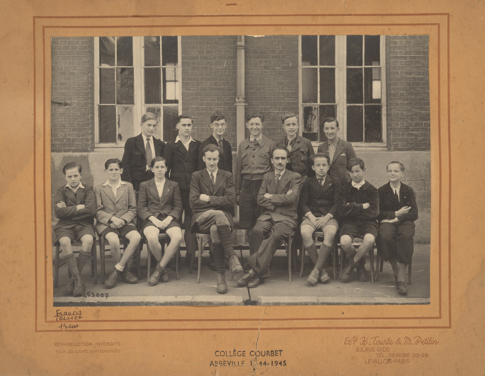 Francis Tellier au collège Courbet d'Abbeville