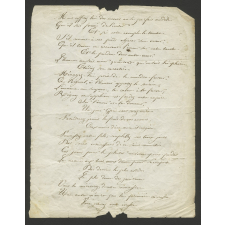 Cahier de poésies. 
