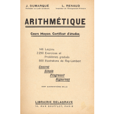 Arithmétique : cours moyen, certificat d'études : 146 leçons, 2290 exercices et problèmes gradués