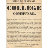 Ville de Beauvais. Collège communal.