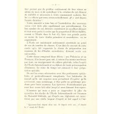 Ecole internationale de Genève. Rapport pour la 4e année scolaire. 1927-1928.