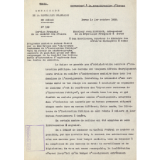 Programme scolaire suisse établi par la Conférence des Directeurs cantonaux de l'Instruction publique. Vœu en faveur du cinématographe scolaire et position prise sur l'enseignement de la Société des Nations. Refus d'introduire l'espéranto dans les écoles de commerce..
