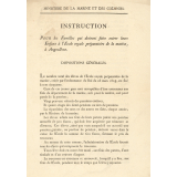 Instruction Pour les familles qui désirent faire entrer leurs Enfans à l'École royale préparatoire de la marine, à Angoulême.