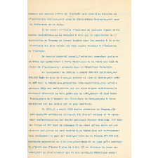 Communication accompagnant l'envoi de 12 volumes qui constituent une encyclopédie de l'instruction primaire de l'Uruguay.