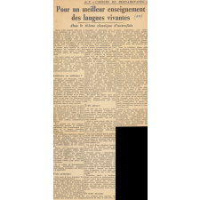 Série d'articles sur l'enseignement belge.