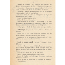 Programme de l'enseignement dans les écoles primaires du canton de Genève.