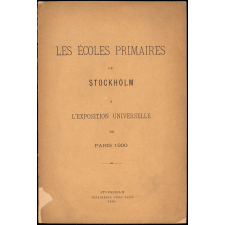 Les Ecoles primaires de Stockholm à l'Exposition universelle de Paris 1900.