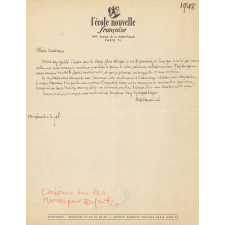 Correspondance 1948.