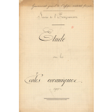 Gouvernement général de l'AOF. Etude sur les Ecoles coraniques. 