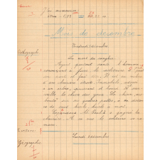 Cahier du jour