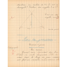 Cahier du jour