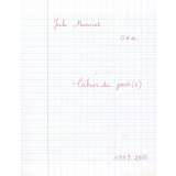 Cahier du jour
