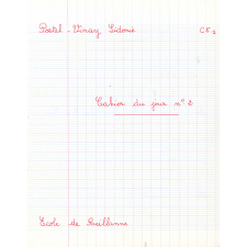 Cahier du jour