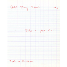 Cahier du jour