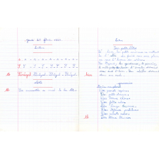 Cahier du jour