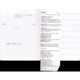 Cahier de musique et chant 6e