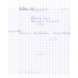 Cahier de leçon Éducation musicale