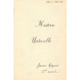 Histoire naturelle