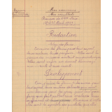 Cahier d'examens, résultats