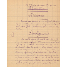 Cahier d'examens, résultats