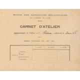 Carnet d'atelier