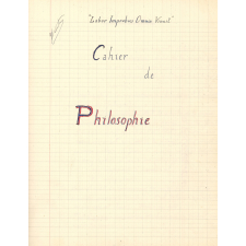 Cahier de Philosophie