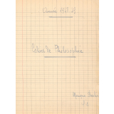 Cahier de Philosophie