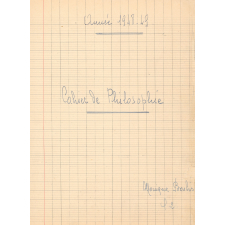 Cahier de Philosophie