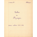 Cahier de physique