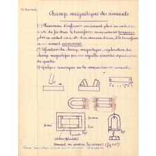 Cahier de physique