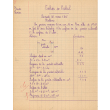 Cahier de calcul