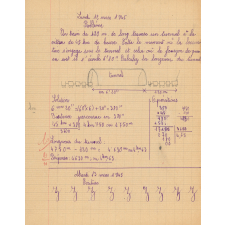 Cahier de calcul
