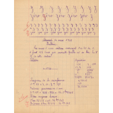 Cahier de calcul