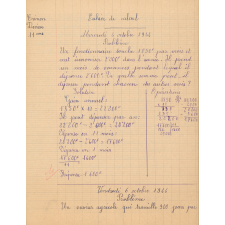 1er Cahier de calcul