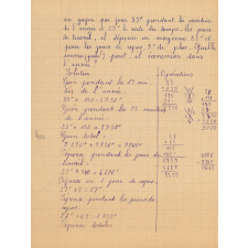 1er Cahier de calcul